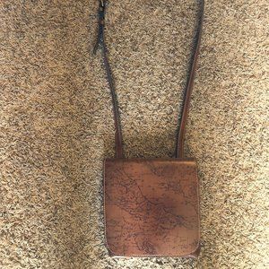 Patricia Nash Granada Crossbody Map Bag #Rust#